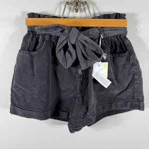 tgla Corduroy Paperbag Shorts Gray Size M